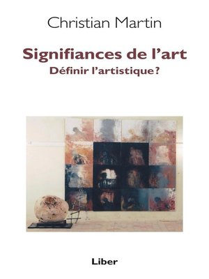 cover image of Signifiances de l'art